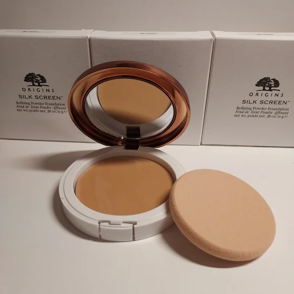 origins silk screen refining powder foundation